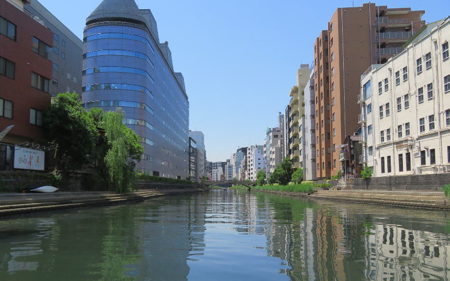 A peaceful Kamejima River bicycle is available! Fun Tokyo Bay Liner