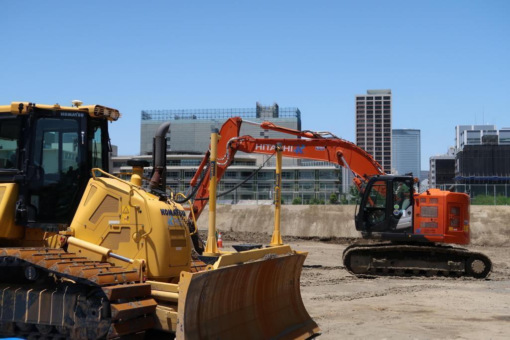  A large collection of working vehicles! [Harumi Athlete Village Site] (for kids)