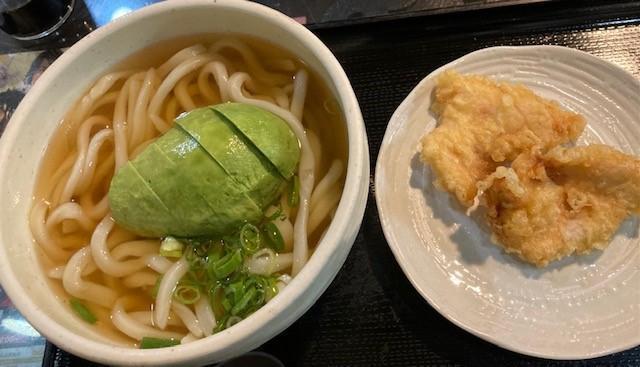  Avocado udon at one hundred udon restaurants!