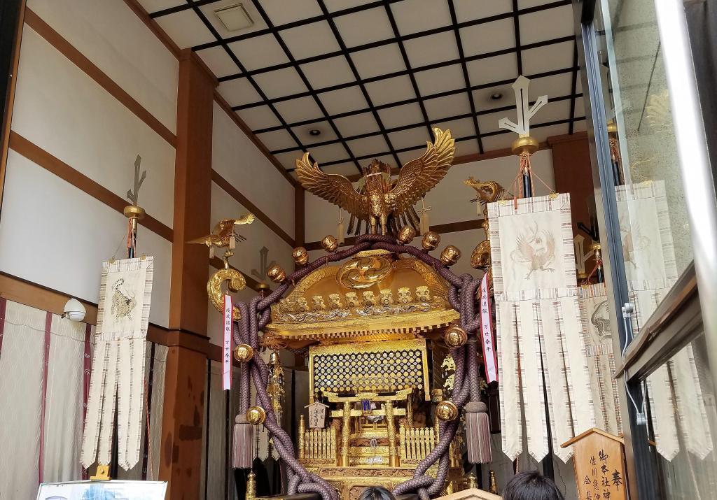   carrying of miniature shrines of Fukagawa Ninomiya