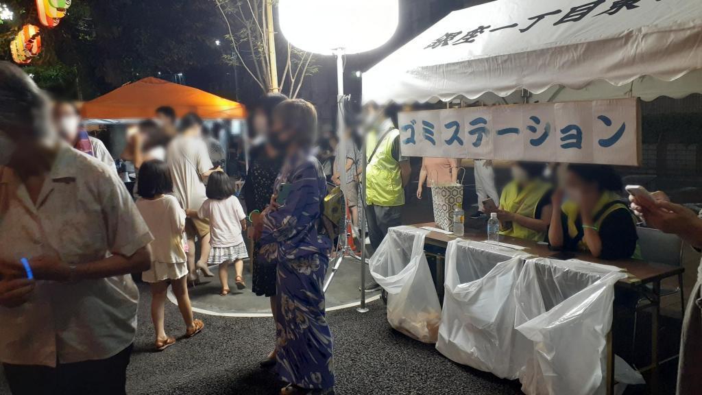  Event revived to color the summer night! Ginza 1-chome Azumacho-kai, Shintomi-cho Bon Odori