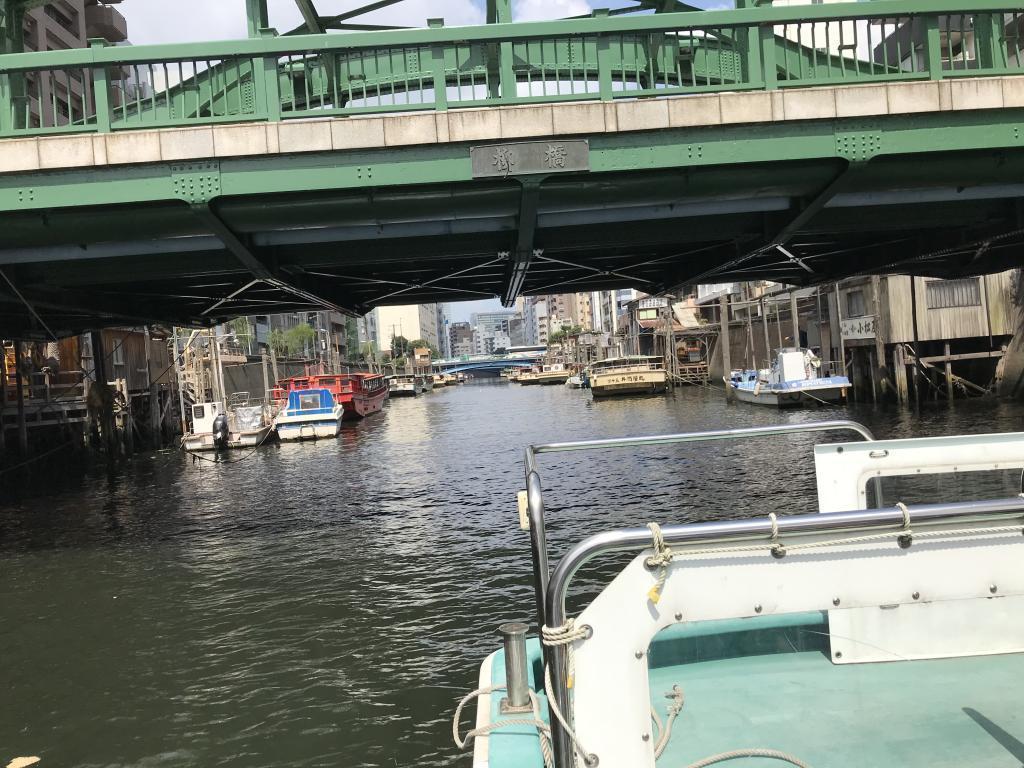 Yanagibashi　　　　　Site of Manseibashi Station Building Sumida River Nihonbashi River Kanda River Cruise