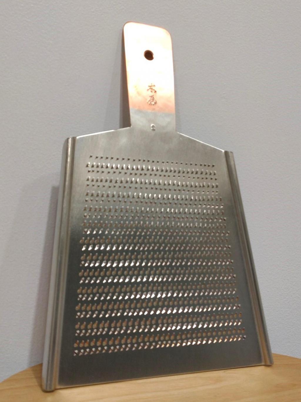 Pure copper grater #2
17,400 yen Summer in Edo and Tokyo [Ti] Kumiko Hamada [Glass] Kaori Mamiya Exhibition
　　~ Nihonbashi Kiya Main Store izutuki~