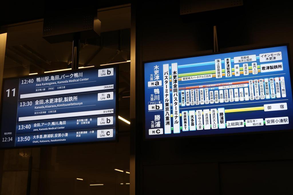 Easy-to-understand destination display! Bus Terminal Tokyo Yaesu Departures on September 17, 2022!