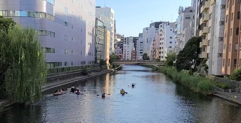 Kayak in the city of Kamejima River, which still remains as a waterway built in the Edo period! ?　Where are you going?…