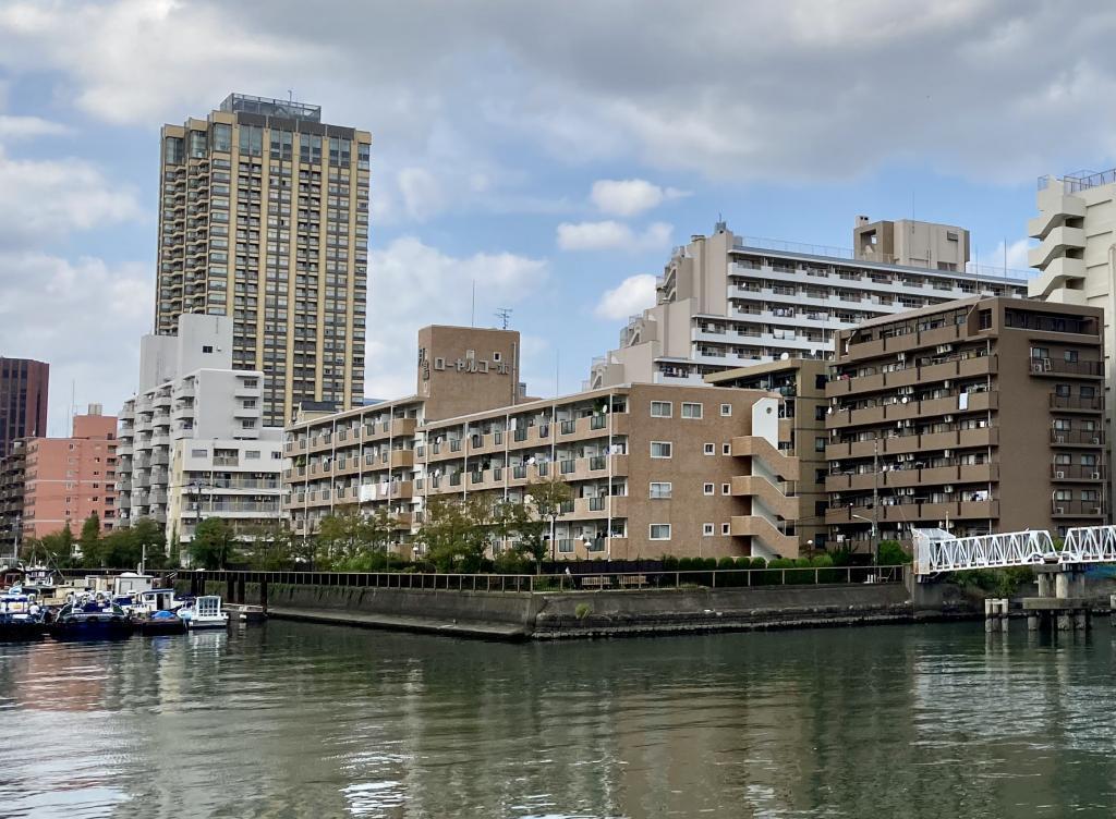  The vanishing Meiji Ishigaki-The Canal Renaissance Asashio District Now