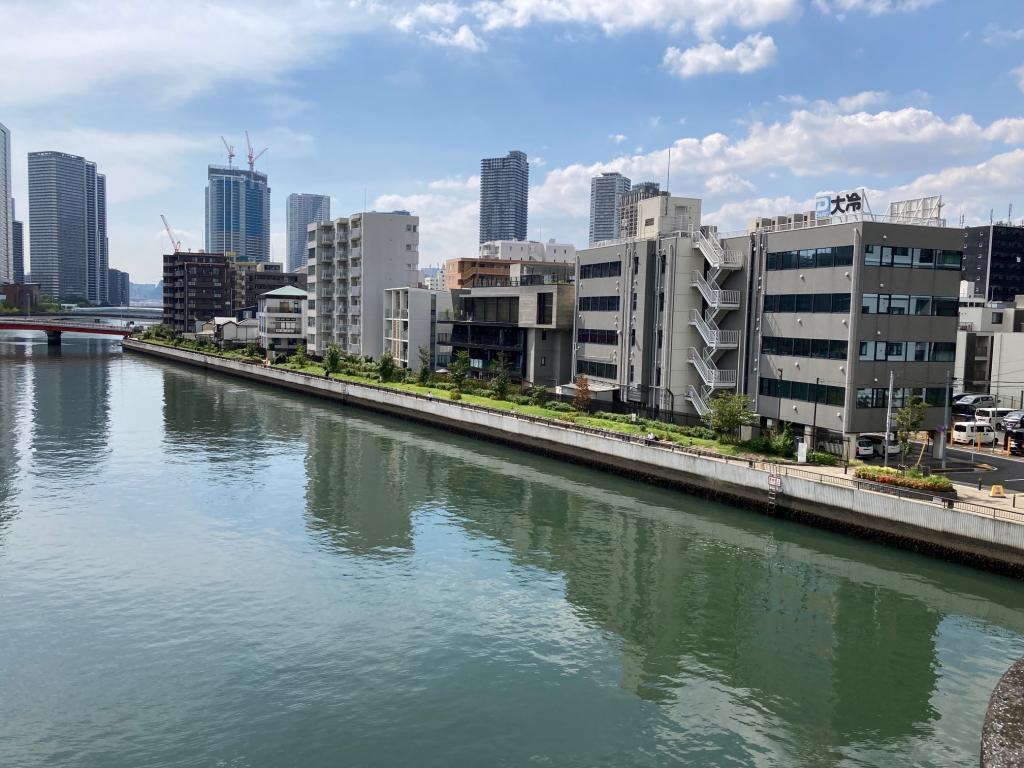 ①Asashio Ohashi-Asashiobashi (Asashio Canal Water Park) The Ishigaki of the Meiji Era-The Canal Renaissance Asashio District