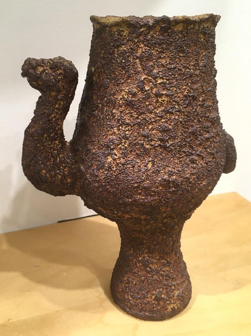 Iron rust animal vase
33,000 yen Mitsuru Ito Ceramics Exhibition
　　~ Nihonbashi Kiya Main Store izutuki~