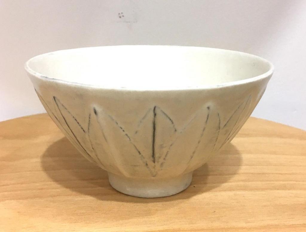 Shiraka Shoren Ben bowl (flat type)
6,600 yen Mitsuru Ito Ceramics Exhibition
　　~ Nihonbashi Kiya Main Store izutuki~