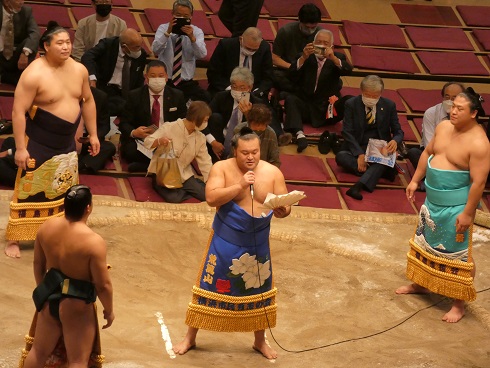  Sumo wrestling (Arashio room)