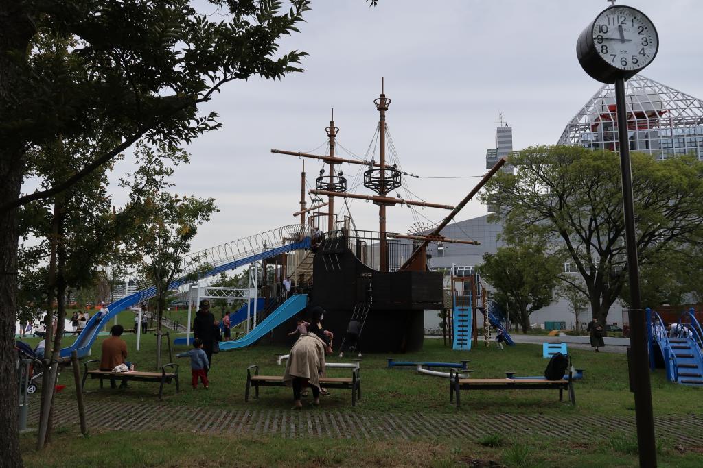 There's also a slide! Harumi Wharf Park Reopened on October 7, 2022!