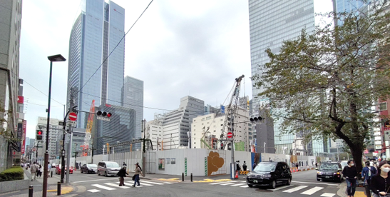 We took a walk to start redevelopment of Yaesu 1-chome east area! Tokyo Midtown Yaesu