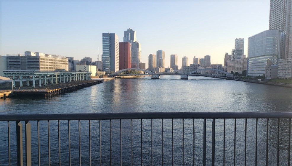  Upstream of the Sumida River seen from Tsukiji Ohashi