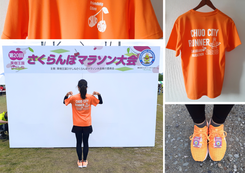  "Fruit Kingdom Higashine Sakuranbo Marathon Event" Report (Part 2)-Exedition group from Chuo-ku runs through Higashine City in early summer-