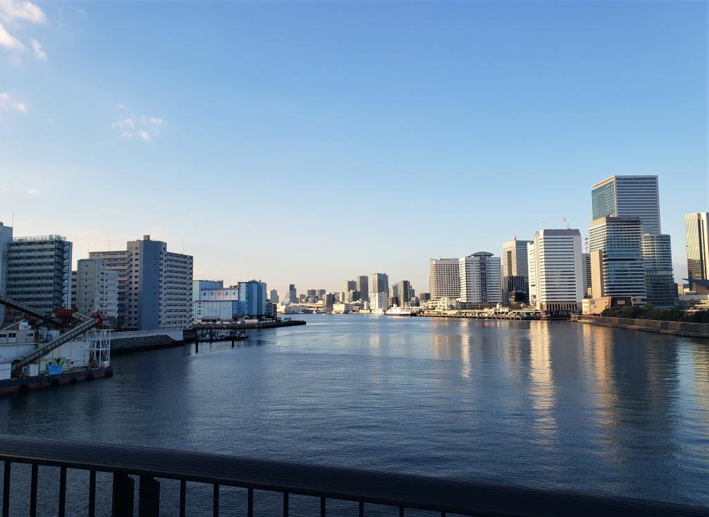  Downstream Sumida River seen from Tsukiji Ohashi