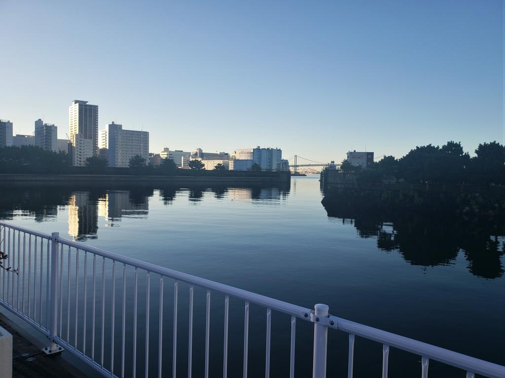  Downstream Sumida River seen from Tsukiji Ohashi