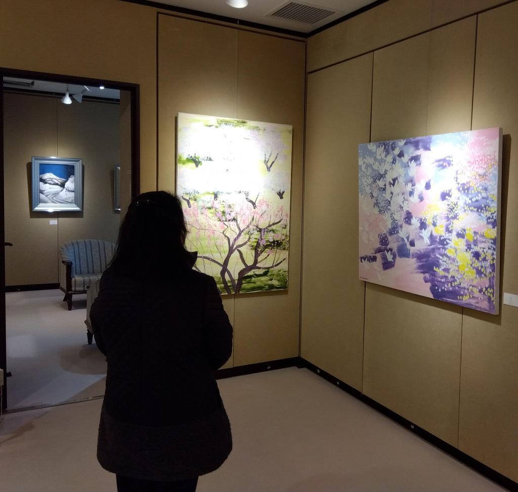 When I visited in February, Bairin Ginza Yanagi Gallery Spring masterpiece exhibition at Kairakuen in Mito 3/5-3/25