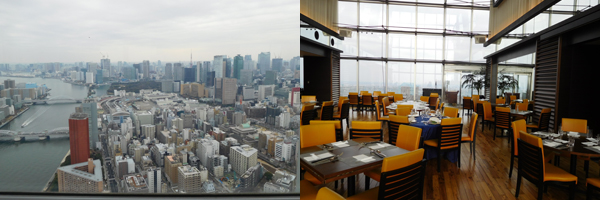  A superb view private room lunch on the 47th floor of St. Luke Garden ★Restaurant rook