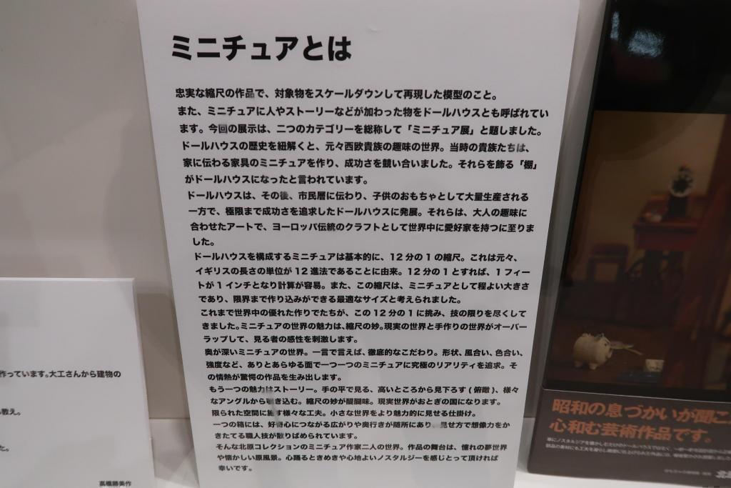 What is a miniature?... A 79-year-old active bird! 
Japanese-style doll house writer: Katsumi Takahashi A special exhibition of Edgran B1F Town Museum "Miniature World Exhibition" is being held!