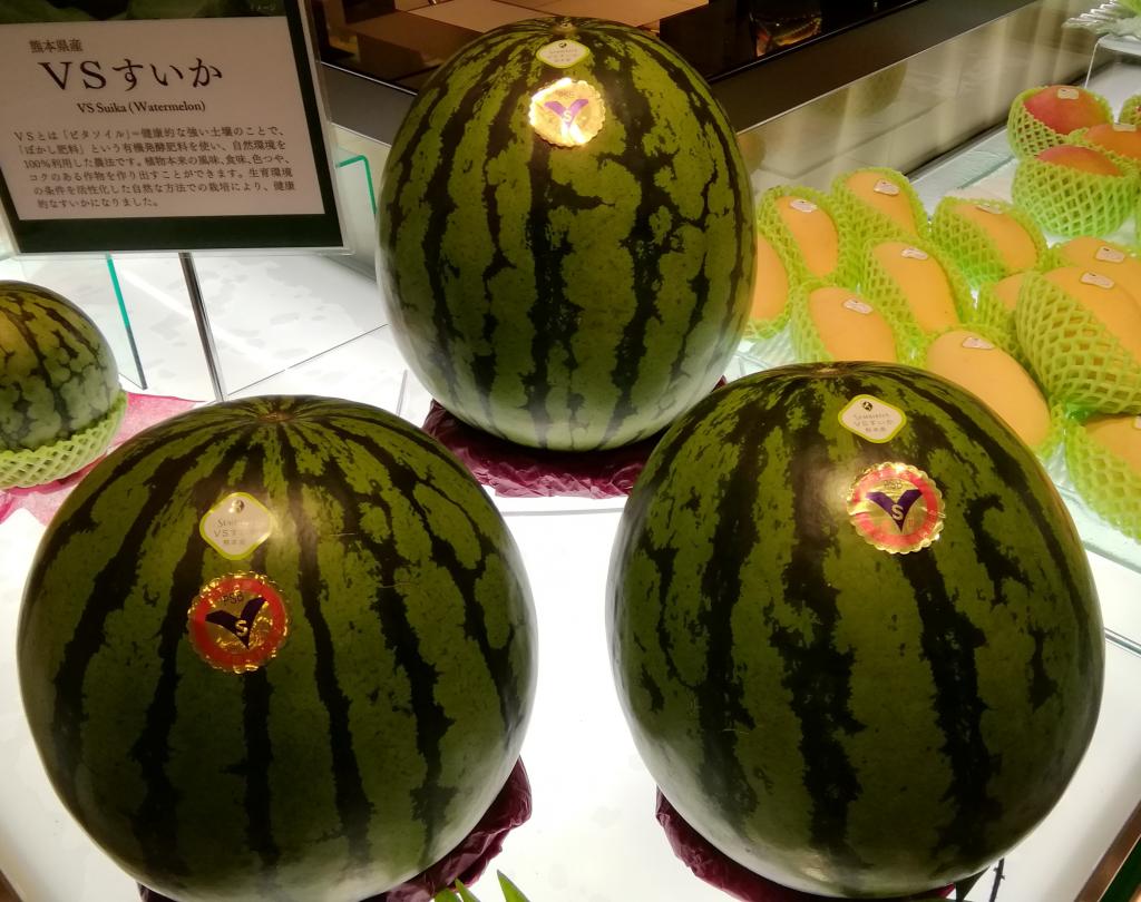 VS Watermelon ripe mango "Sun egg", do you know that this is the season?　　~Senbikiya Sohonten~