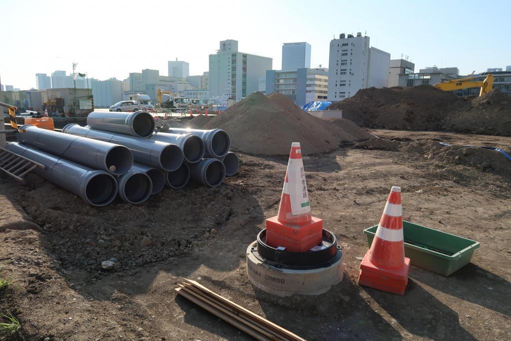 "Multi-Mobility Station" Currently under construction, LaLa Terrace HARUMI FLAG is scheduled to open in the spring of 2024 on the site of the former site!