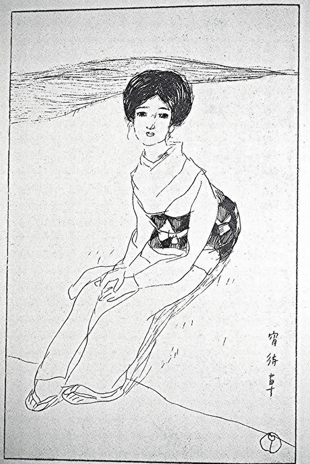  The lover of Yumeji Takehisa's "Yoimachikusa"