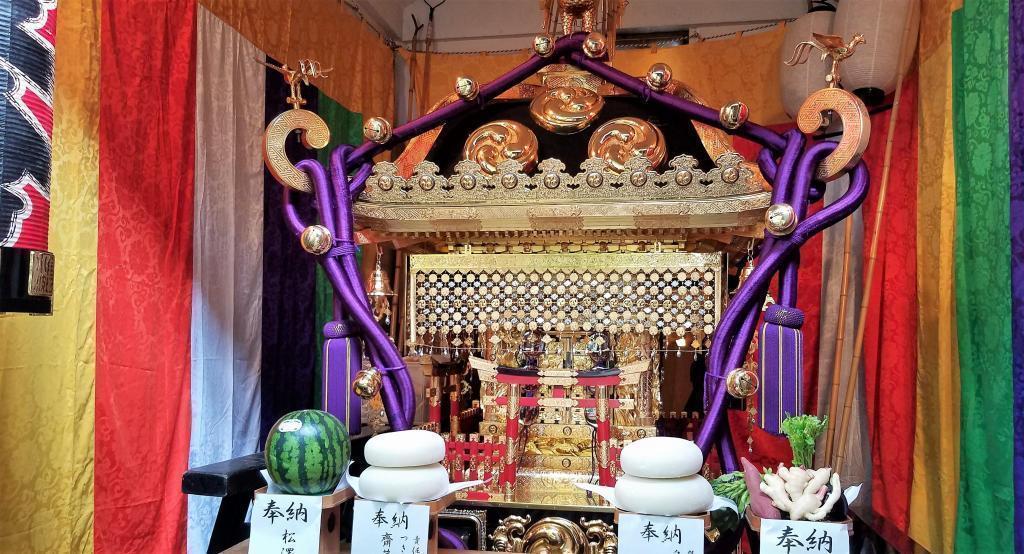  Edo portable shrine in Natsukoshi Tsukiji