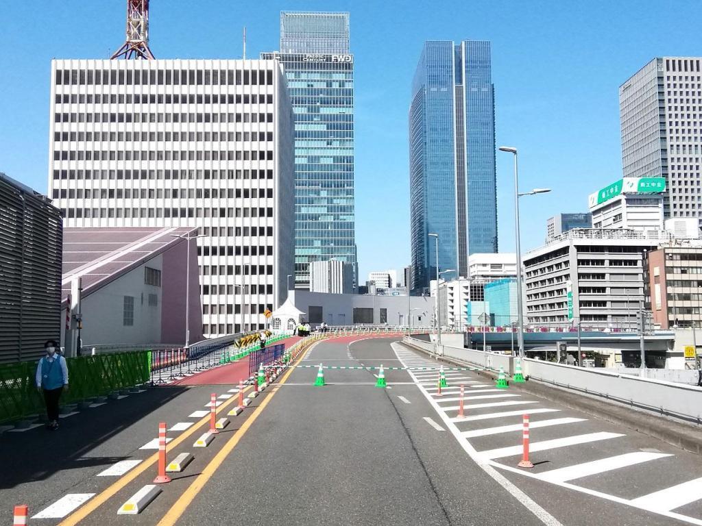 I went to "Ginza Skywalk" ahead of the regeneration model area!
　　(Part 2)
　　~ Ginza Skywalk ~