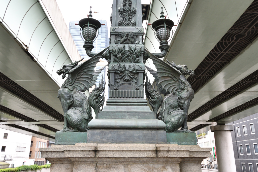 Bronze Statue of Kirin and Lion Nihonbashi