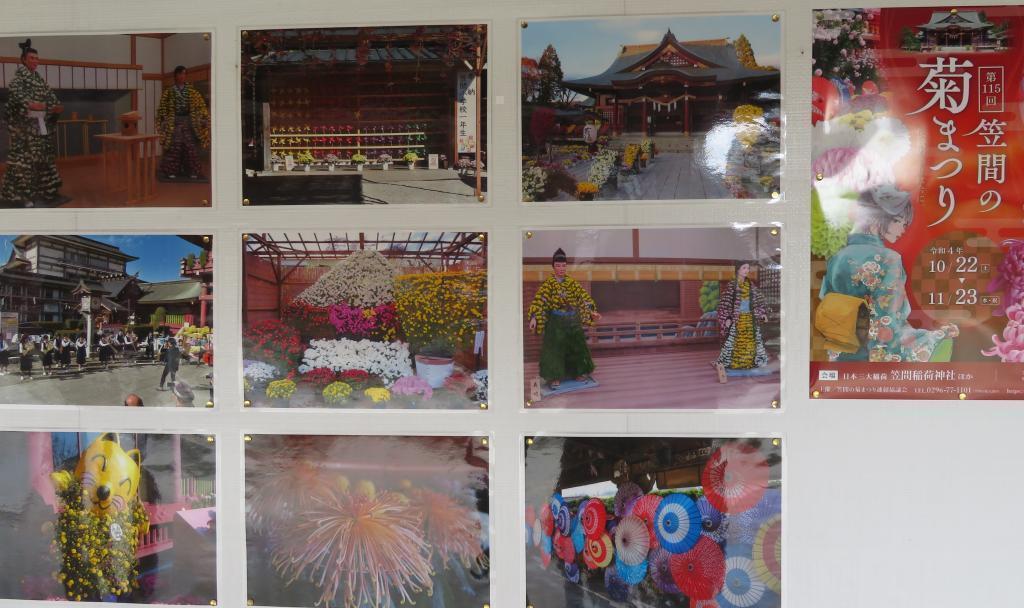 Kasama Chrysanthemum Doll Exhibition In the fall, Kasama Inari Shrine and Kasama City Sightseeing during the harvest season of famous chestnuts