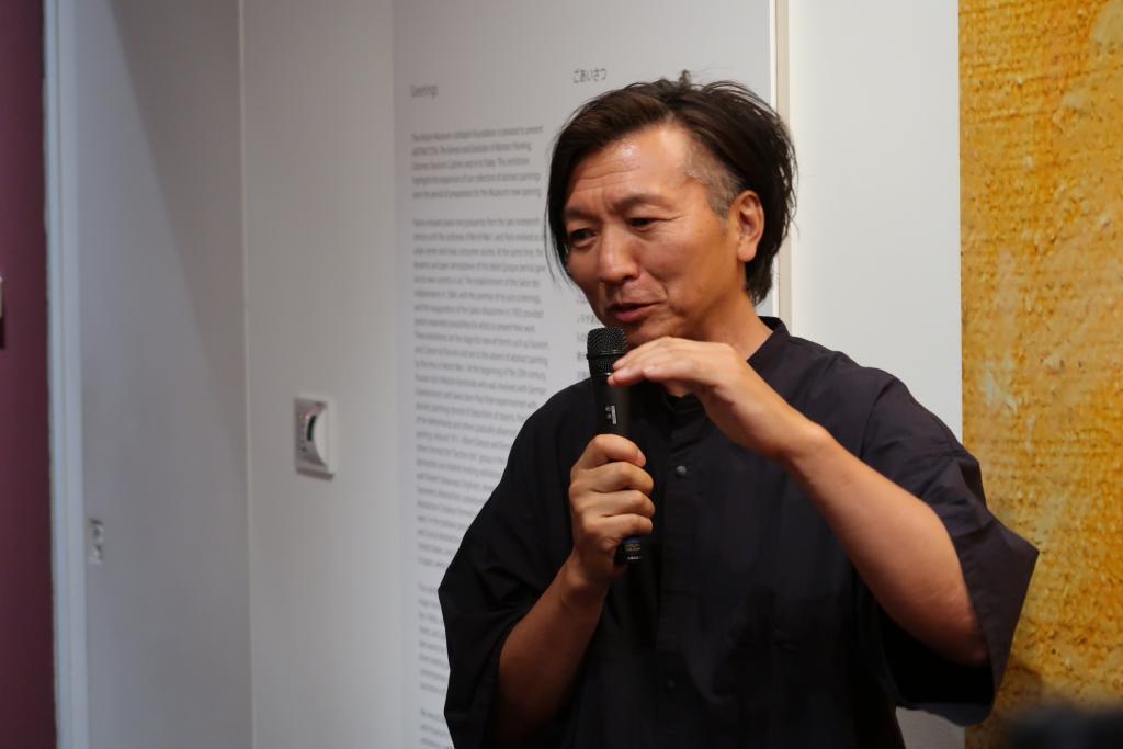 Artist Kunio Nakamura has been participating! Kyobashi Aya-ku Art and Culture Lecture Do you like abstract paintings?
― From "ununderstandable" to "enjoy to see"-