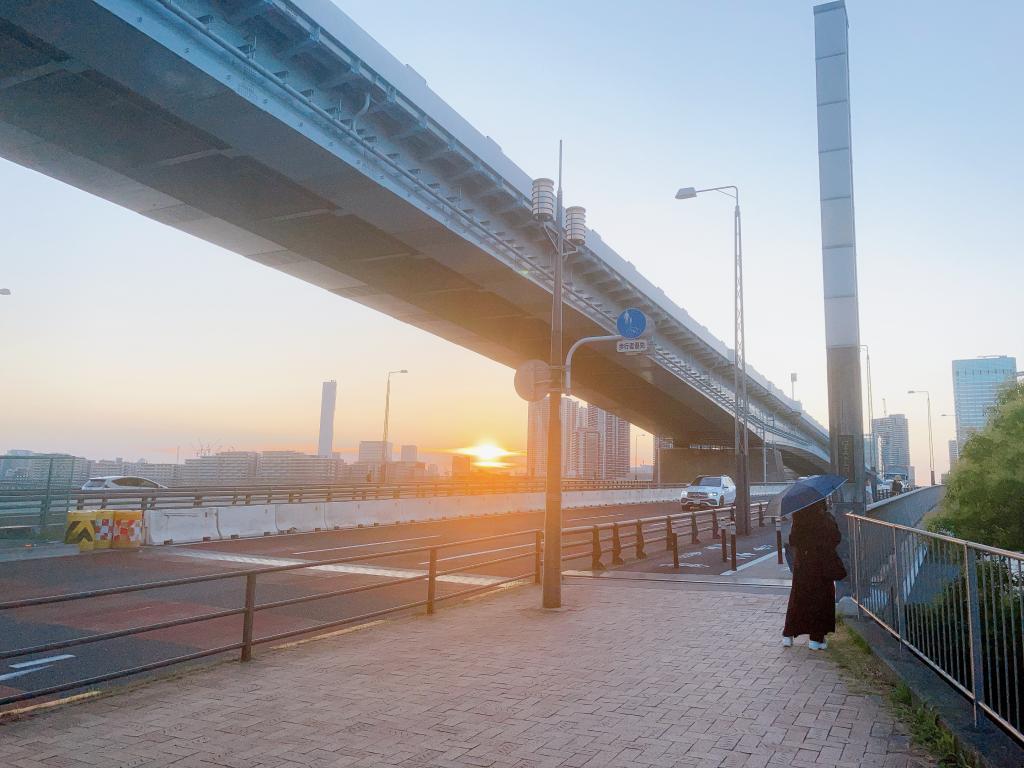 Bridge over Koto-ku Harumi Ohashi [bridge over Chuo-ku] Beyond the bridge…？