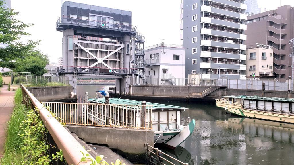  Sumida River Terrace (left bank) From Kachidokibashi to Tsukuda-ohashi Bridge