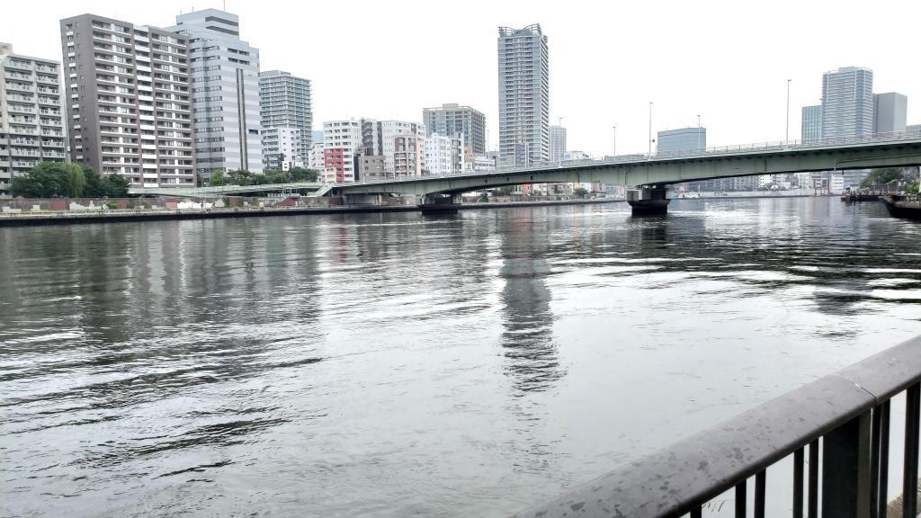  Sumida River Terrace (left bank) From Kachidokibashi to Tsukuda-ohashi Bridge