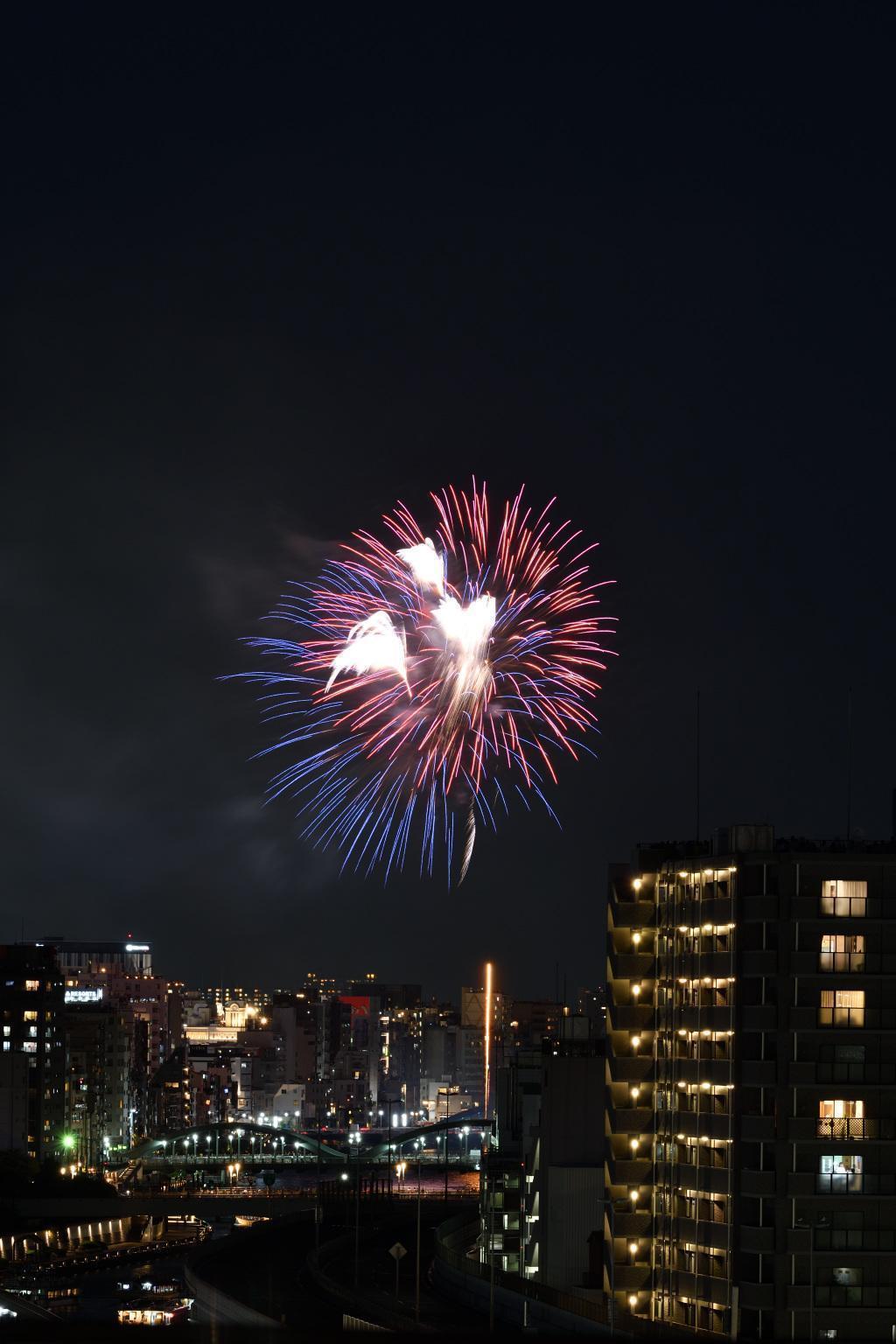  The river opening of both countries-Sumida River Fireworks Festival for the first time in four years-