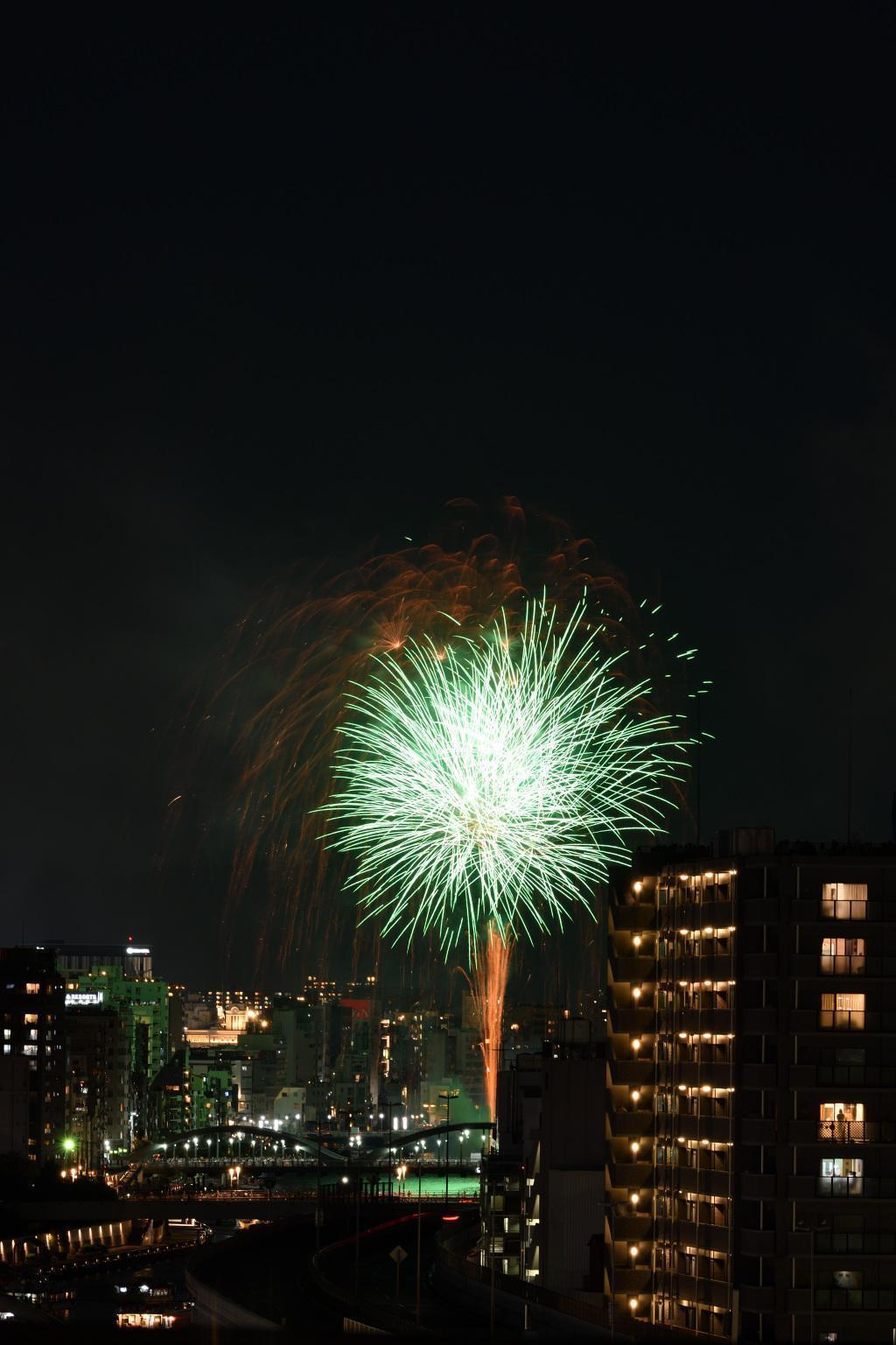  The river opening of both countries-Sumida River Fireworks Festival for the first time in four years-