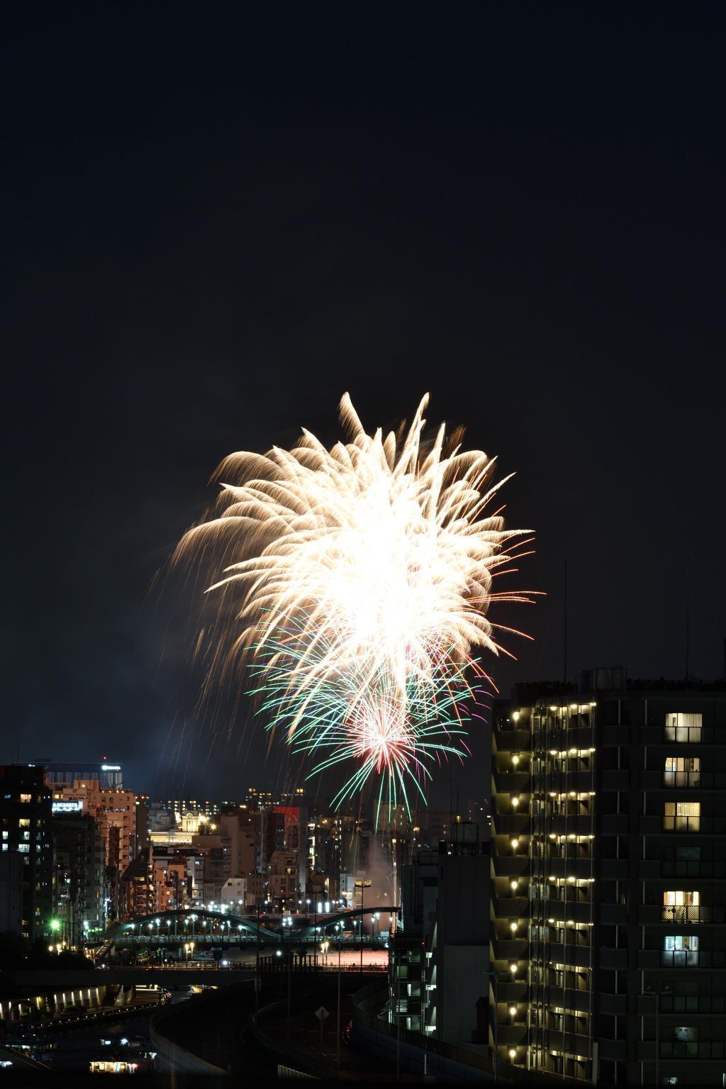  The river opening of both countries-Sumida River Fireworks Festival for the first time in four years-