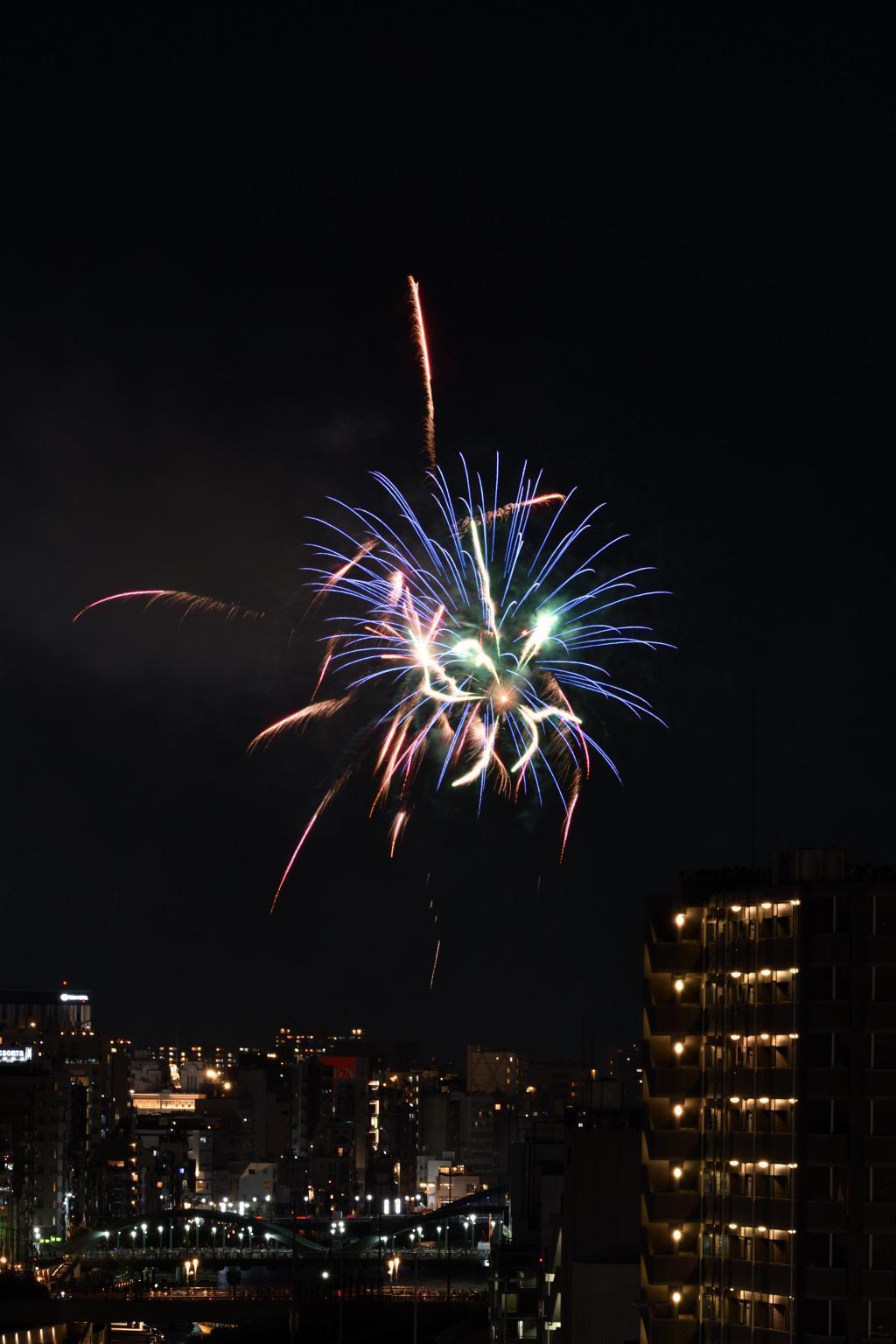  The river opening of both countries-Sumida River Fireworks Festival for the first time in four years-