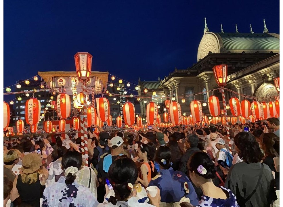  Day 1 of the 76th Tsukiji Honganji Noryo Bon Dance Festival