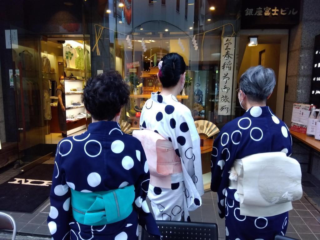 The 39th Noh Kinharu Festival Kinharu Festival of Kinharu Inari resting place of portable shrines Five Starsresting place of portable shrines Yukata