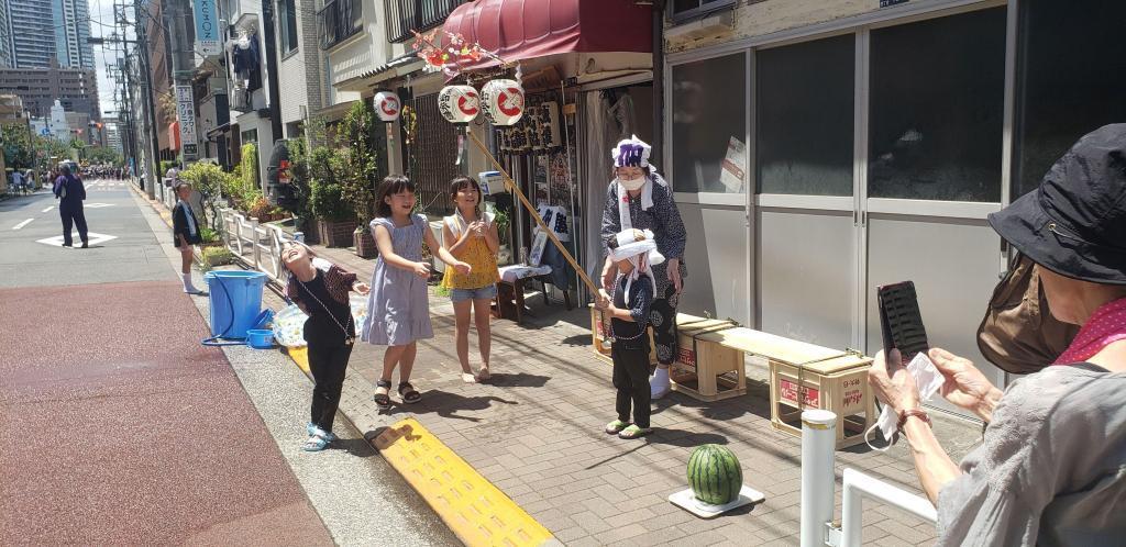  Sumiyoshi-jinja Shirine Annual Festival (Tsukuda Festival 8/5-8/7) was held grandly