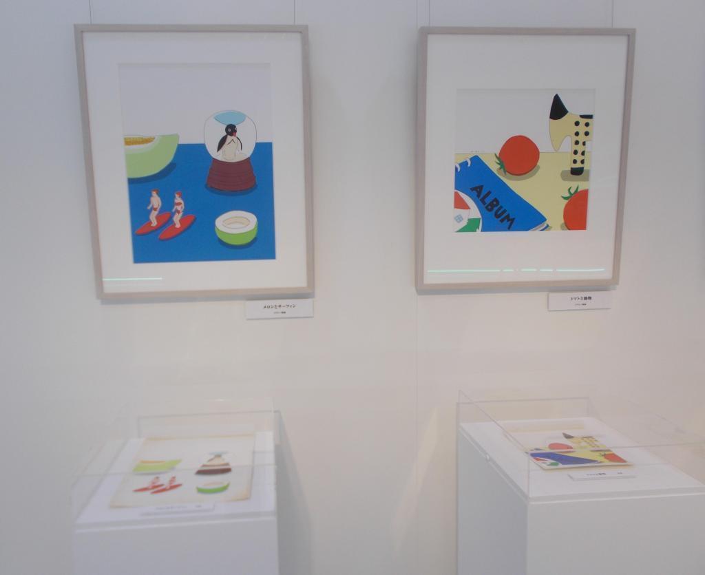  Mizumaru Anzai Original Painting Exhibition-Scenery with Fruits and Toys along with Gikare Prints in Noevia Ginza Gallery
　