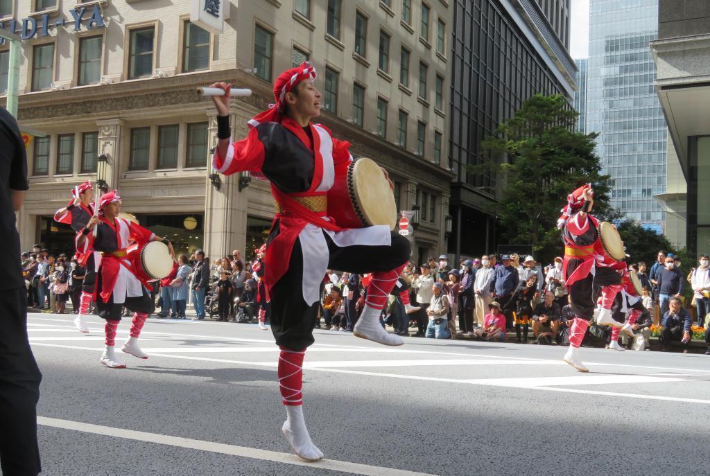 Acer Shinka Yui Lively Taiko and Dance Parade The 50th Nihonbashi / Kyobashi Festival Oedo Katsuki Parade　
