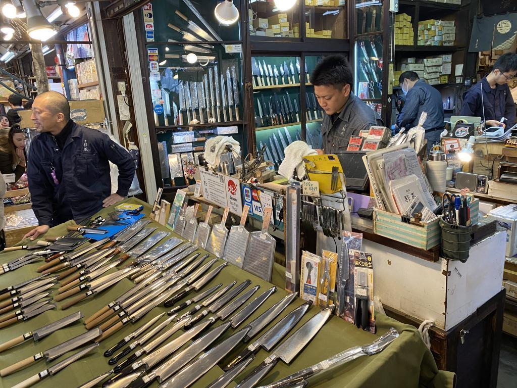 Sugimoto Knife Tsukiji Outer Market Specialty Shop Tour