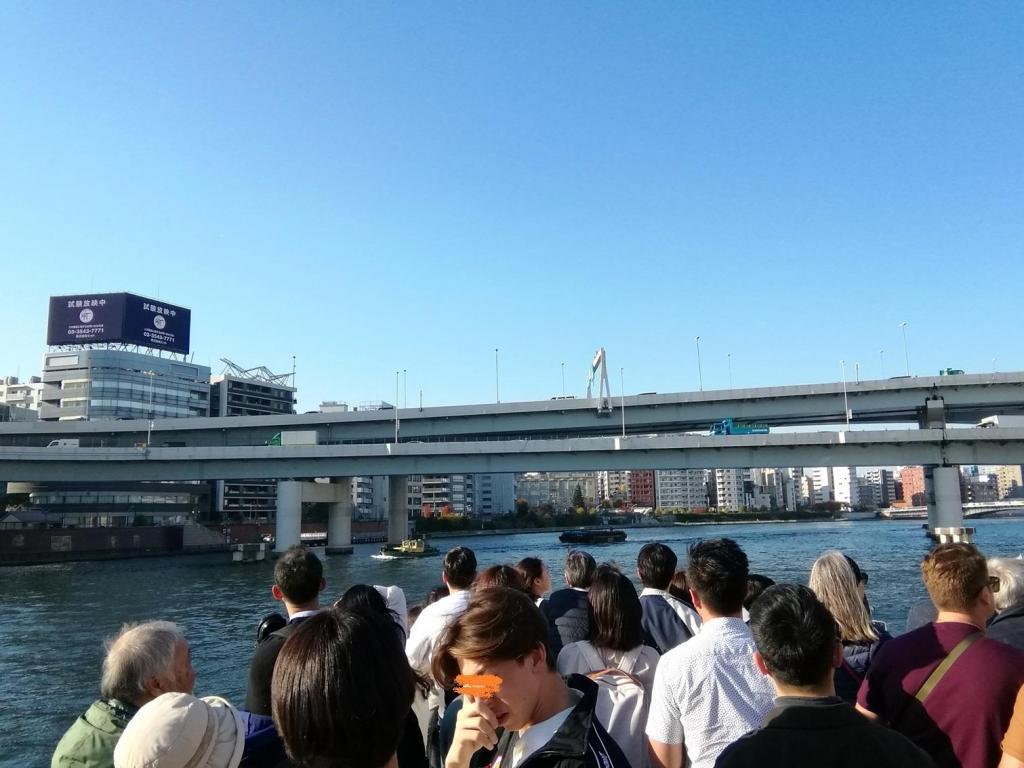 Expressways
(passing 21:30 from departure) Waters Takeshiba　→　Asakusa Nitenmon Most cruises around Chuo-ku.
　Introducing the 9 bridges of the Sumida River (4-3)
　　Tokyo Waterside Line Asakusa / Odaiba Cruise~