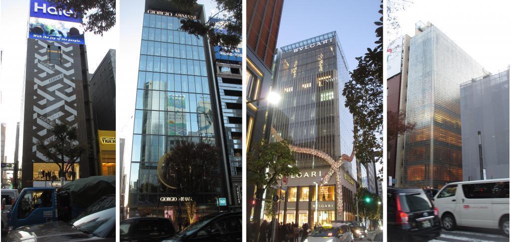  "Ginza Rule" dresses up buildings in Ginza
　　　The first application is the Ginza Shiseido Building