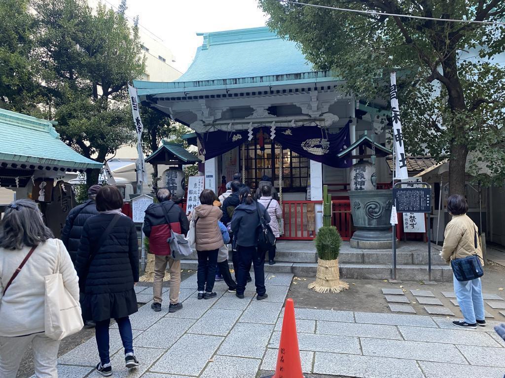 Sugimori Shrine Ebisujin Nihonbashi Shichifukujin Tour