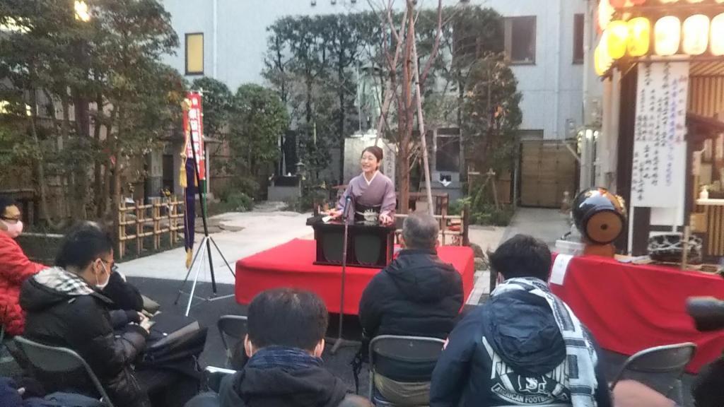  Tsuji Koshaku and Zhang Ogi memorial service in Yagenbori, the birthplace of Edo talks.