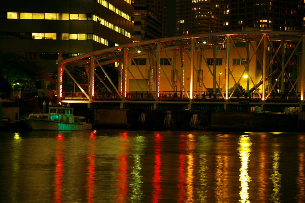  Night view of the waterside of Takahashi and Minami Takahashi