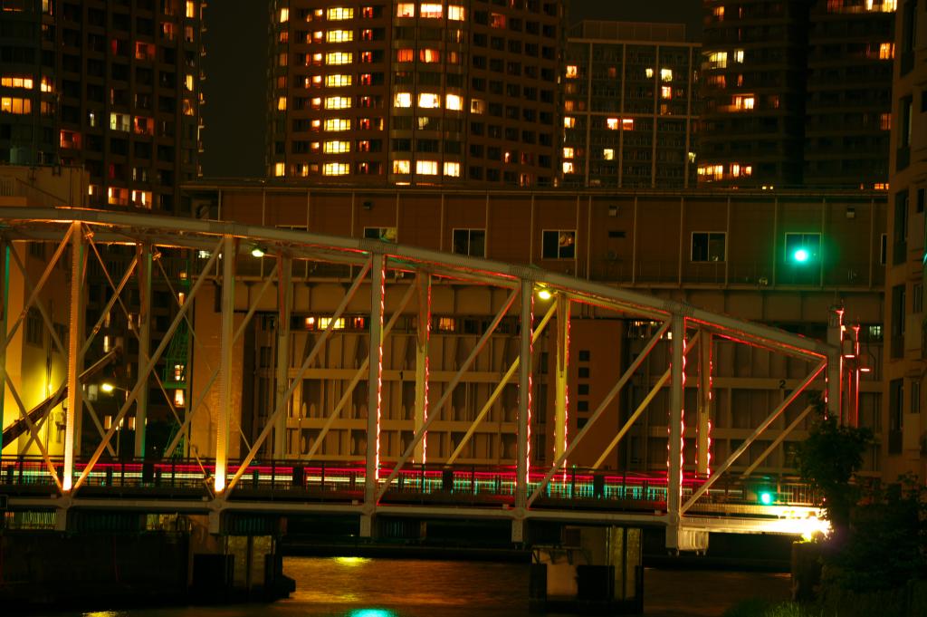  Night view of the waterside of Takahashi and Minami Takahashi